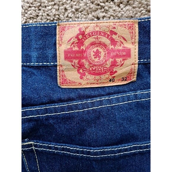 PJ Mark Jeans Mens Size 40x32 Denim Blue Straight Leg - Picture 8 of 9